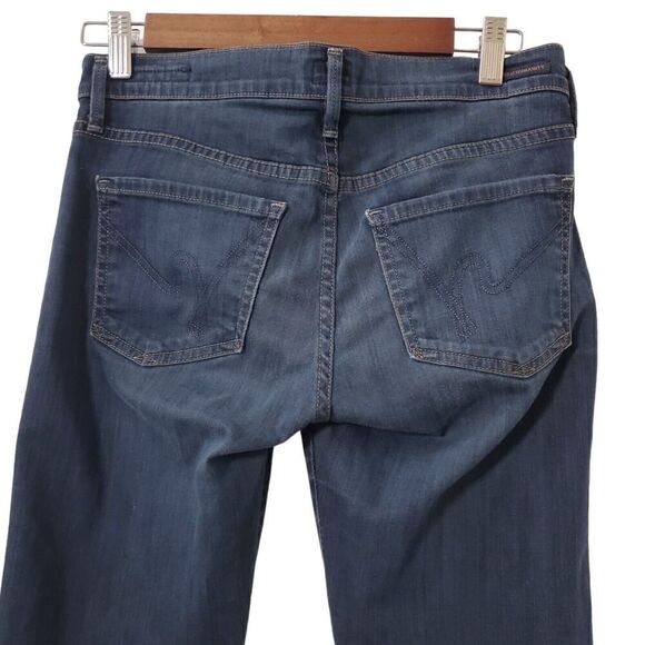 Citizens Of Humanity Ava Capri Jeans Size 26 Low Rise Straight Stretch Raw Hem - Picture 5 of 12